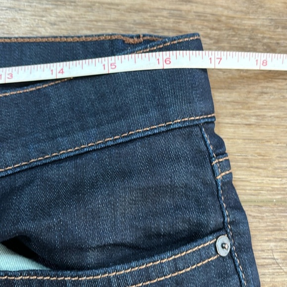 Joes denim jeans , dark wash, cropped skinny. No size tag. Waist 17-18” - Picture 5 of 5